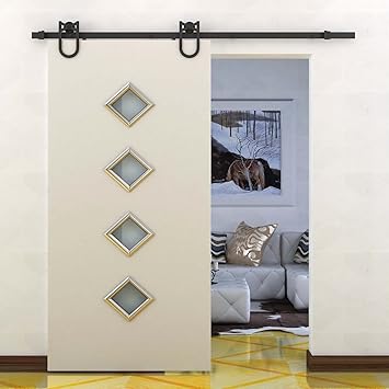 HomCom Rustic Cross Horseshoe 6 ft. Interior Sliding Barn Door Kit ... HomCom Rustic Cross Horseshoe 6 ft. Interior Sliding Barn Door Kit Hardware Set HomCom Rustic Cross Horseshoe 6 ft. Interior Sliding Barn Door Kit ... HomCom Rustic Cross Horseshoe 6 ft. Interior Sliding Barn Door Kit Hardware Set