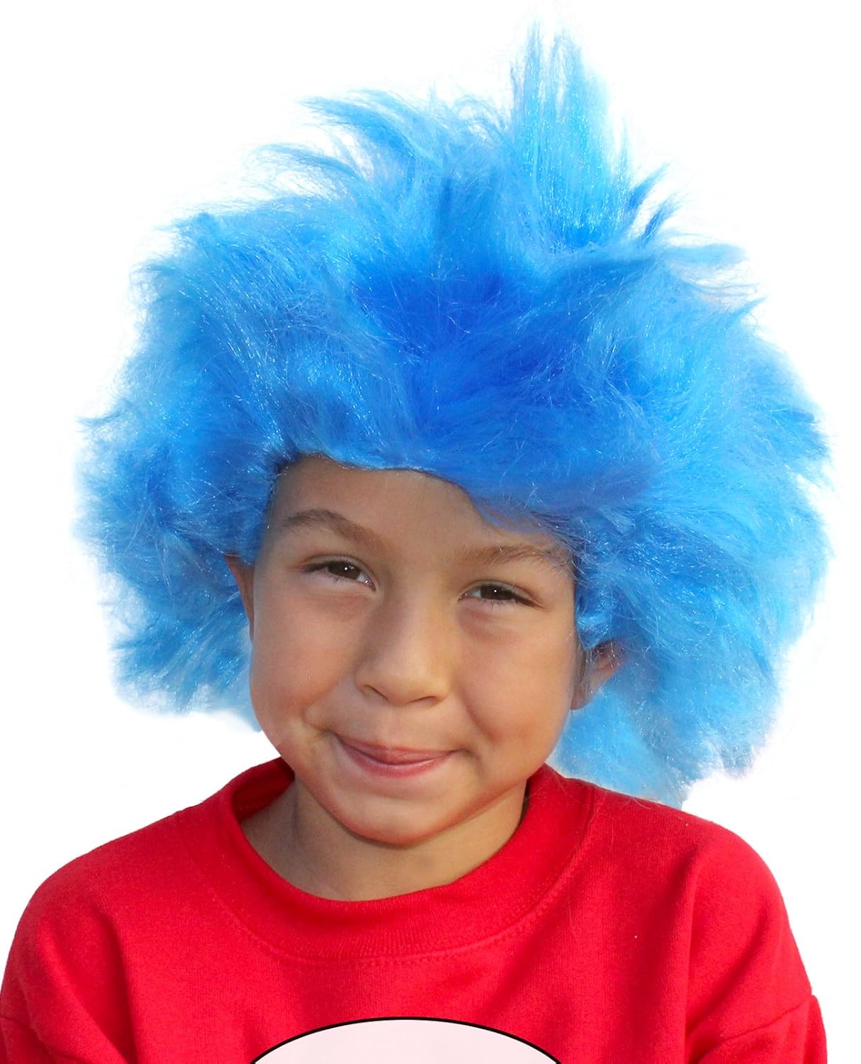 Amazoncom Thing 1 And Thing 2 Costumes Wig Blue Troll Wig Blue