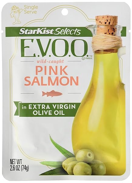 STARKIST SELECTS E.V.O.O. WILD-CAUGHT PINK SALMON – 2.6...