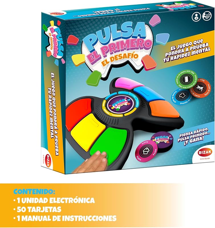Premi la prima sfida, classico gioco rinnovato, ascolta la lettera e premi il Primo, 50 temi divertenti, + 6 anni, (61832125) — foto 5 di 6