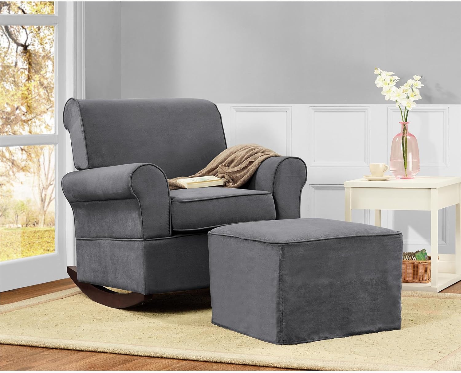 baby grey rocking chair