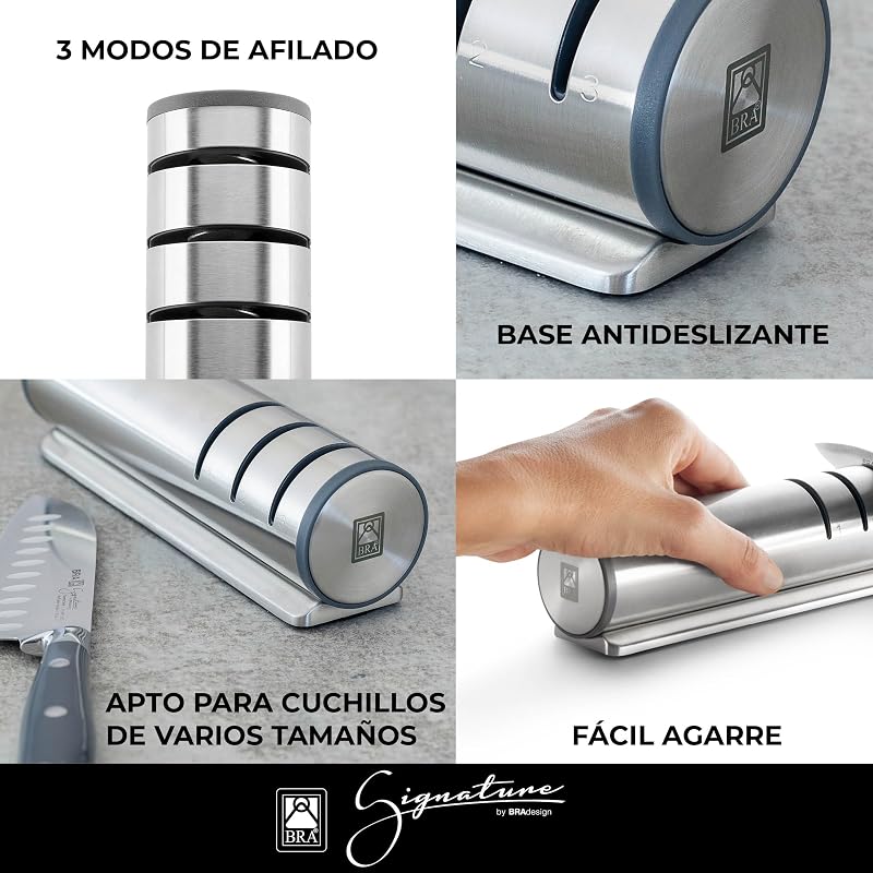 Signature | Afilador de cuchillos, Acero inox 18/10