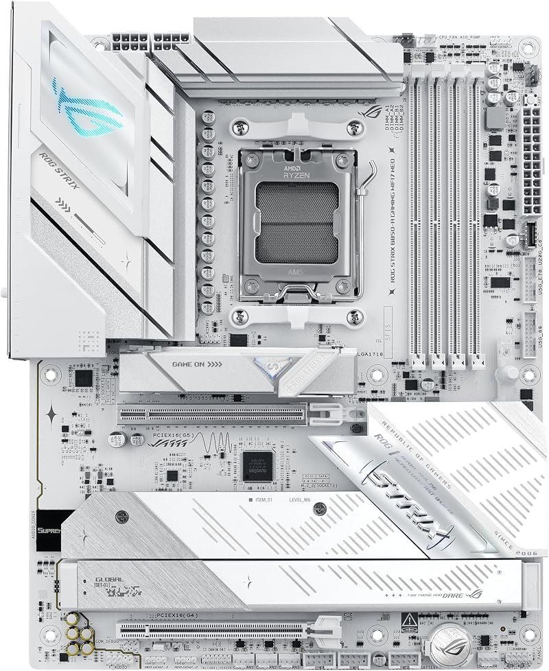 ASUS ROG STRIX B850-A GAMING WIFI7 NEO DDR5 ATX AM5 Motherboard White