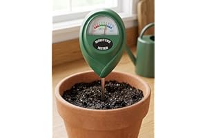Soil Moisture Meter, Plant Water Monitor, Hygrometer Sensor for Gardening, Farming, Indoor and Outdoor Plants, No Batteries R