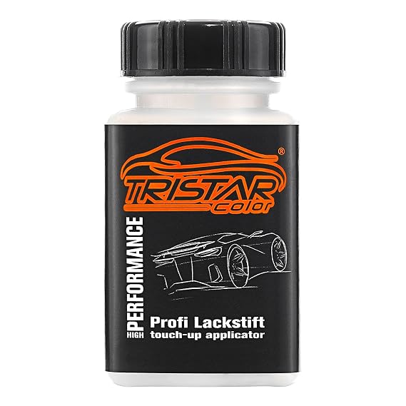 TRISTARcolor Lackstift RAL 9017 Verkehrsschwarz Seidenmatt – 50 Ml, Schnelltrocknend