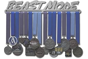 Allied Medal Hangers - Beast Mode - 18" Wide with 1 Hang bar - Medal Hanger Holder Display Rack - Multiple