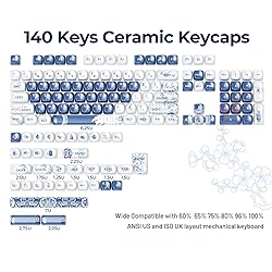Hkfos XVX Ceramic Glaze Coating Keycaps, MOA Keycap