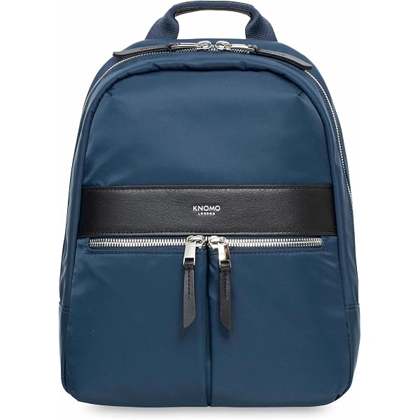 Knomo Navy Blue  Backpack Dark Navy Blazer Beaux Leather 15 main image 3