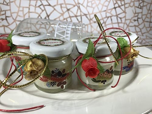 Segnaposto Natalizi Amazon.10 Mini Candele Profumi Natalizi Segnaposto Capodanno Personalizzato Merry Christmas Decorazione Tavola Ricordo Ospiti Regalo Natale Amazon It Handmade