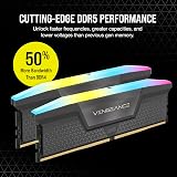 Corsair Vengeance RGB DDR5 32GB (2x16GB) 5600MHz CL40 AMD EXPO Intel XMP Grey view 3