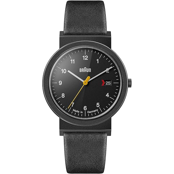 Braun Unisex 2-Hand with Date Analogue Swiss-Part Quartz