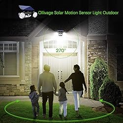 Ollivage Solar Lights Outdoor, Motion Sensor
