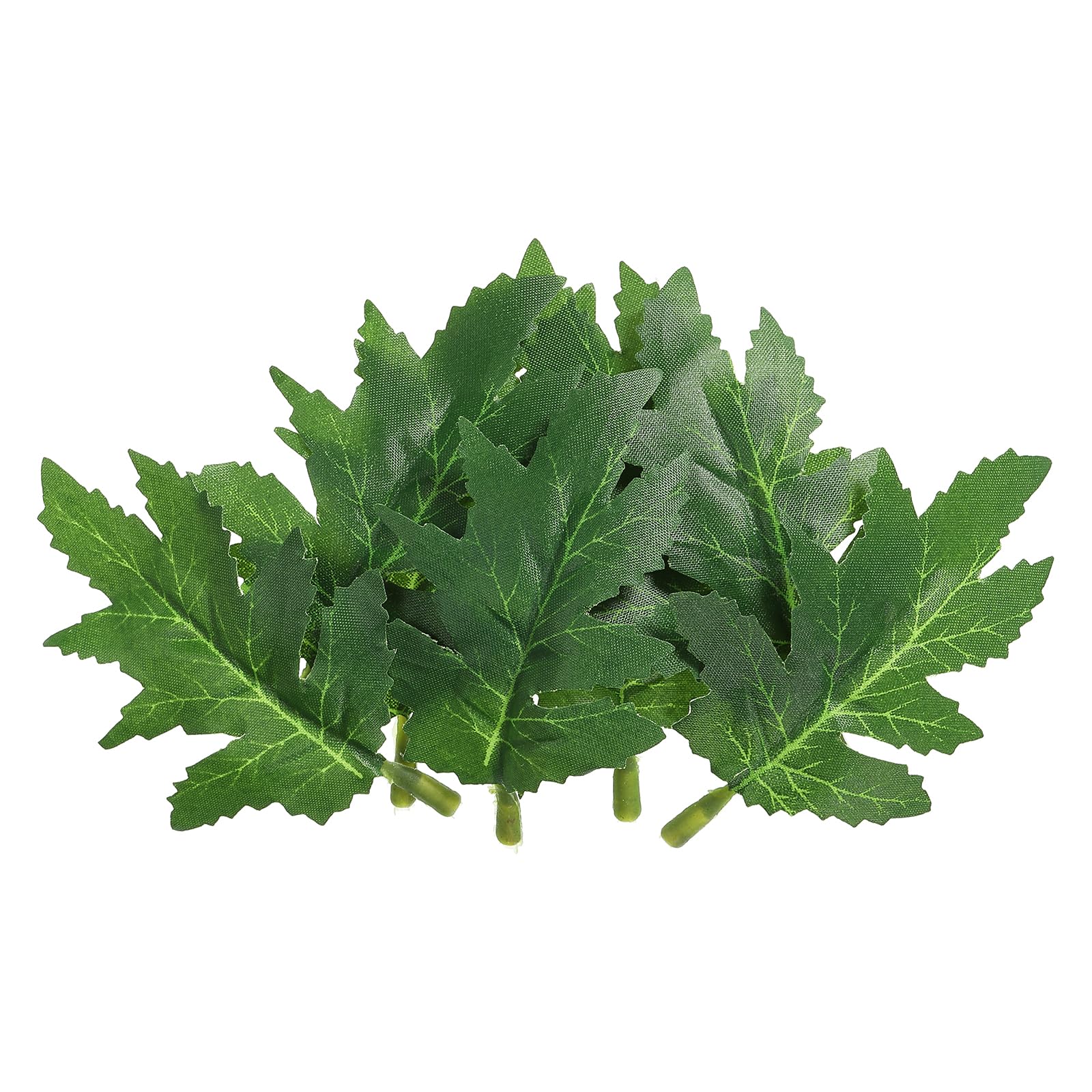 PATIKIL 3.15x1.97 Artificial Silk Chrysanthemum Leaf, 40 Pcs Artificial Greenery Leaves Fake Leaves Fake Crafts Leaves for DIY Wedding Bouquets Home Decoration