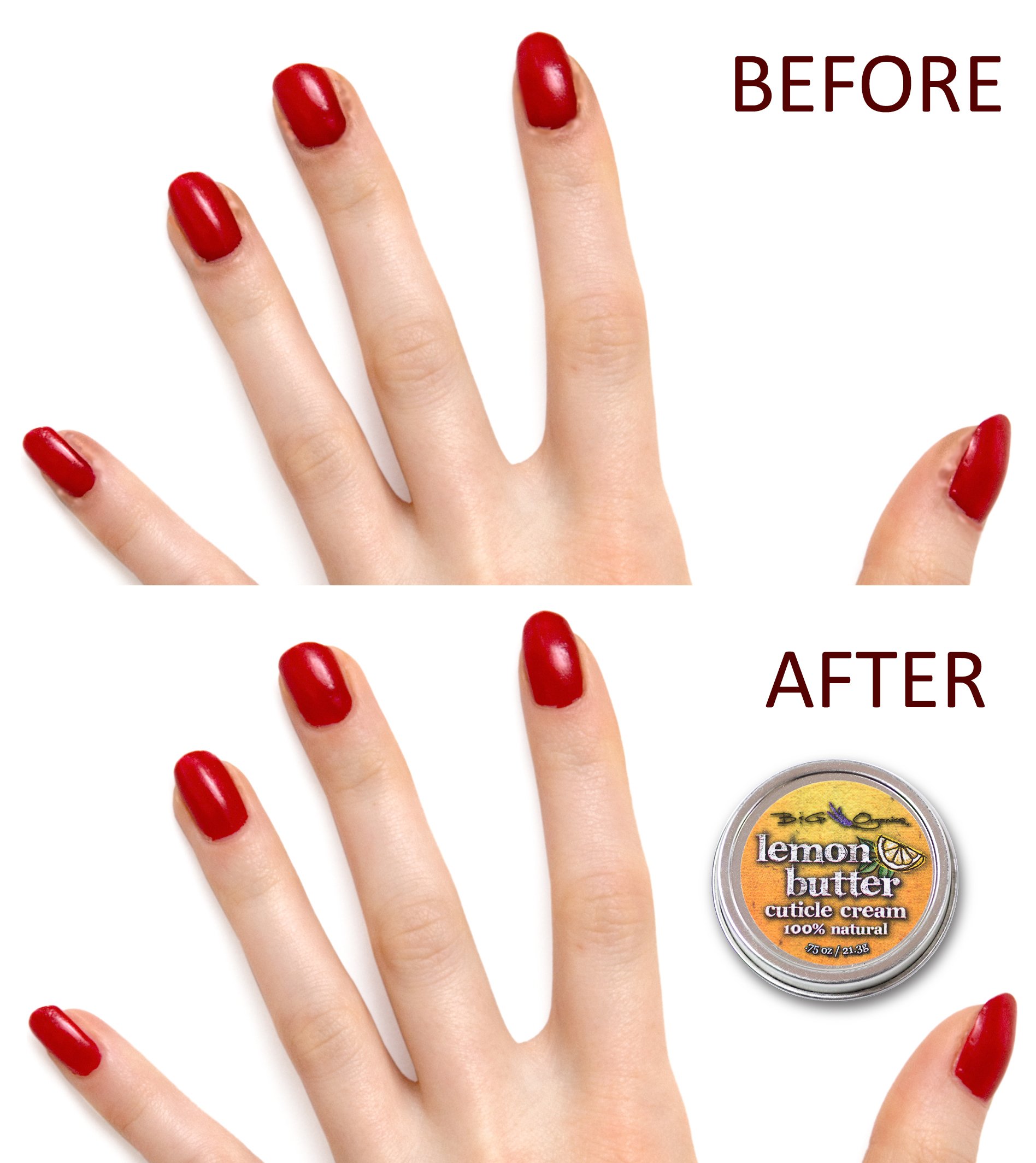 Natural Cuticle Remover Cream in Lemon Butter Care for and Repair