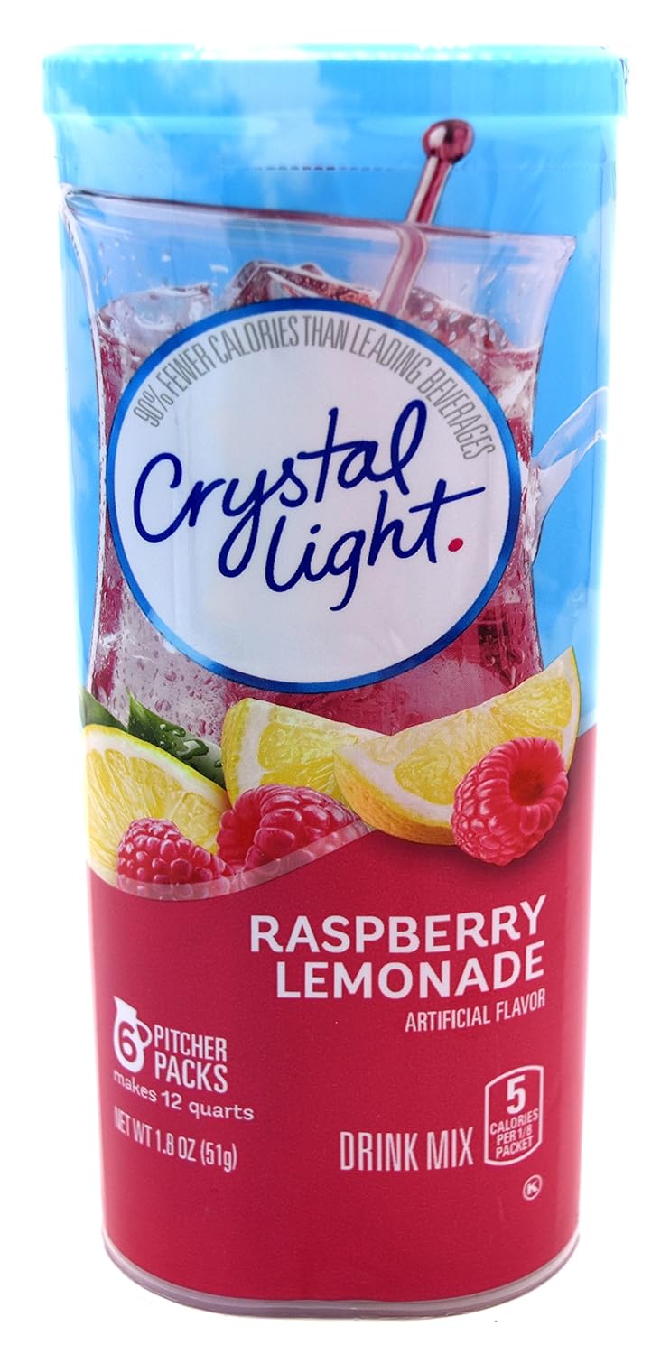 Crystal Light Raspberry Lemonade Drink Mix, 12Quart 1.8