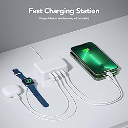 USB C Charger Block, 45W 4 Port USB C Fast Charging