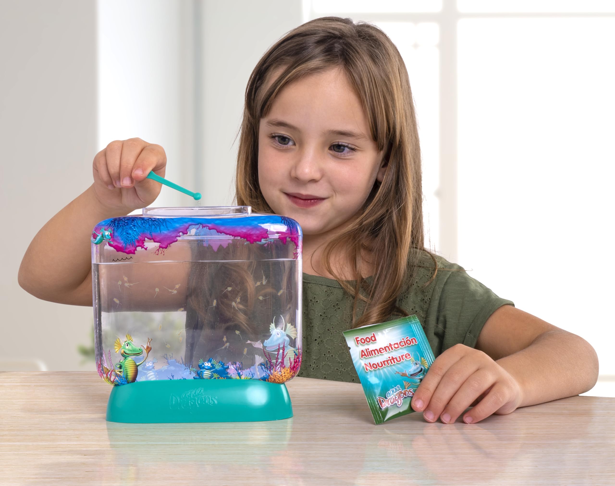 Animagic Aqua Dragons Light-Up Deep Sea Habitat | Build an Aquatic Ecosystem, Watch Prehistoric Pets Hatch & Grow Science Kit | Ages 6+ (Packaging may vary)