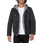 Levi's Men's Washed Cotton Hooded Military Jacket (Regular & Big & Tall Sizes)