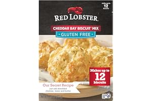 Red Lobster Gluten Free Cheddar Bay Biscuit Mix With Garlic Herb Seasoning, Cheddar Gluten Free Biscuit Mix, 11.36 Oz Box (Pack of 1)