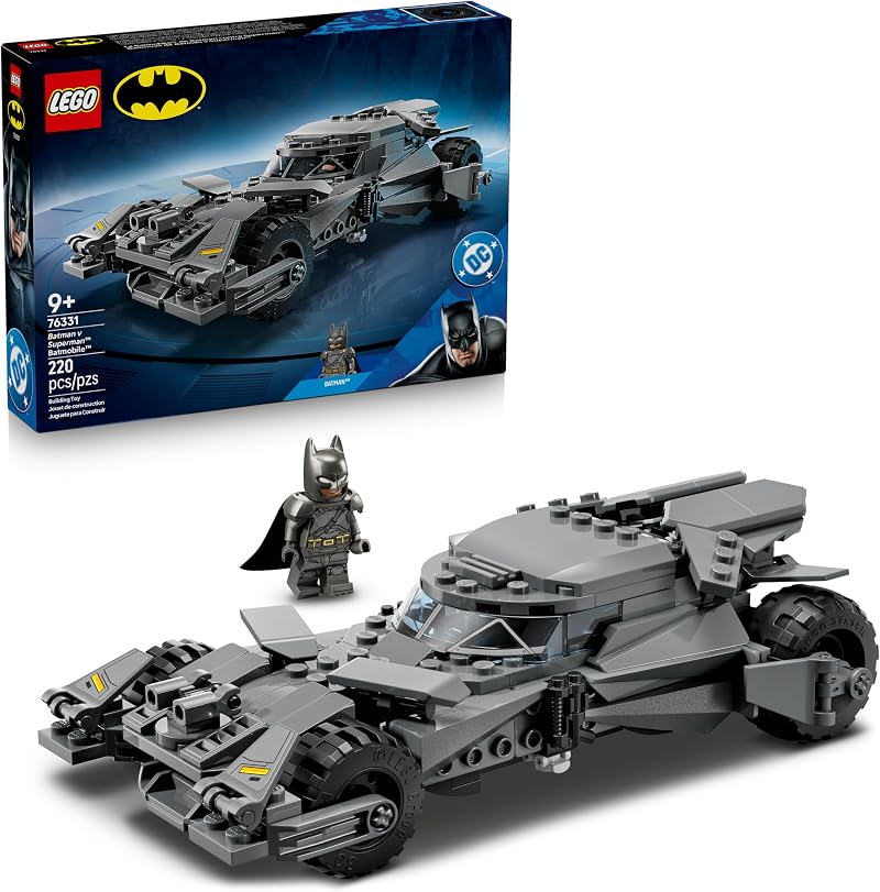 LEGO DC Batman v Superman Batmobile 76331 Collectible Toy with Minifigure