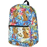 Scooby Doo Themed Allover Design Tie Dye Travel Laptop Backpack
