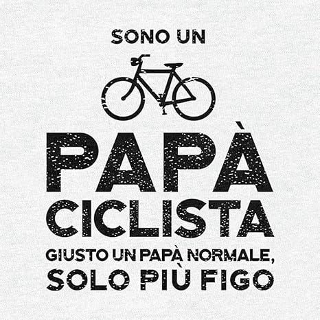 Sono Un Papa Ciclista Amanti Della Bici T Shirt Maglietta Uomo Amazon It Abbigliamento