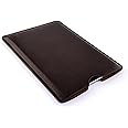 Dockem Executive Sleeve for iPad Mini 6, 5, 4, 3, 2, 1: Premium Synthetic Leather Tablet Case: Slim, Microfiber Lined, Professional, Protective Cover (Dark Brown)