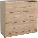 Tvilum 3 Drawer Chest, Jackson Hickory