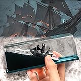 Unsinkable Black Boat Pearl in a Box, Ship in A