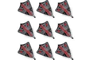 RED DRAGON Peter Wright Snakebite Hardcore Ionic DWC Dart Flights - 3 Sets per Pack (9 Dart Flights in Total)