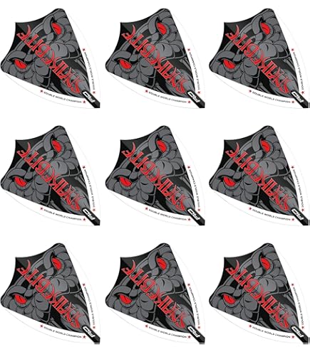 15 Ailettes De Fléchettes Harrows ORBITAL – 5 Jeux – Couleur Rg/jn – Pour Customiser Vos Fléchettes