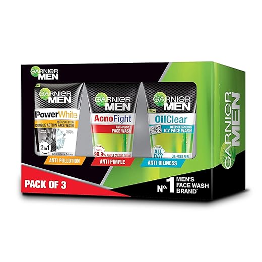 Garnier Men Face Wash Combo (Pack of 3)