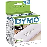 DYMO Authentic LW Mailing Address Labels for LabelWriter Label Printers, White, 1-1/8'' x 3-1/2'', 2 Rolls of 260 (30572)