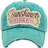 Women's Sunshine & Whiskey Vintage Baseball Hat Cap
