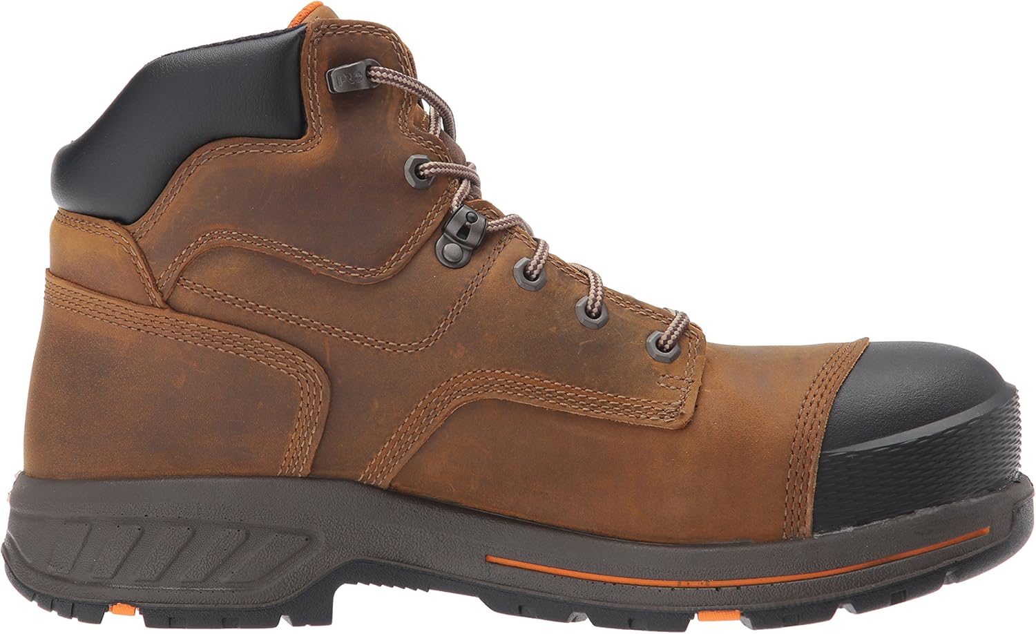Timberland PRO Men's Helix HD 6 Inch Composite Safety Toe Waterproof Industrial & Construction Shoe, Distressed Brown Full Grain Leather, 11: Shoes