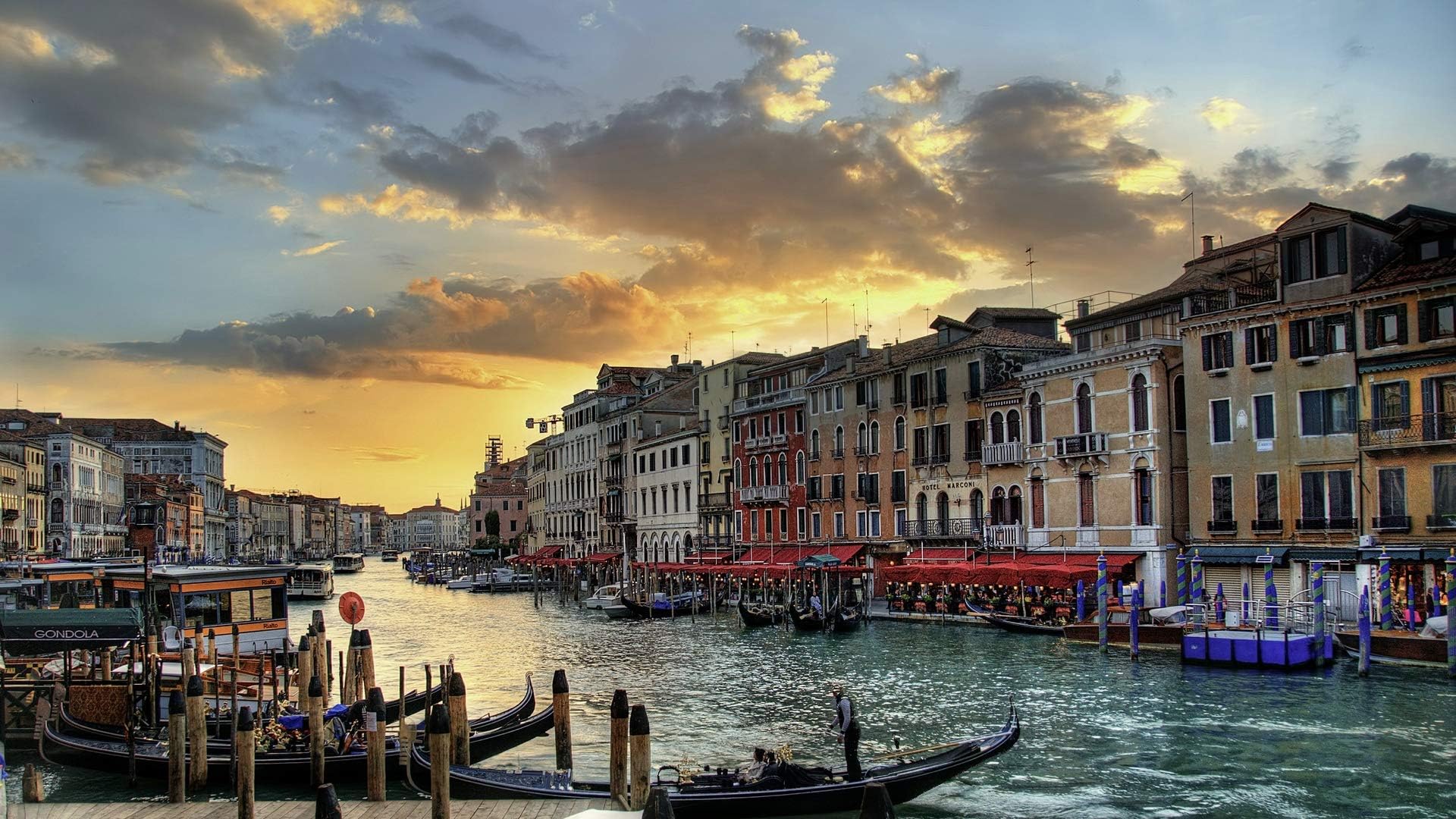 LIZELUO Adult Classic Puzzle 1000 Pieces Venice Canal Italy Boy And Girl Unique Birthday