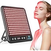 Astarexin Red Light Therapy Panel for Face & Body, 225 LEDs Portable Red Infrared Light Therapy Lamp with Stand - 660nm Red & 850nm Near Infrared Light for Skin & Sleep, Redlight Therapy with Timer