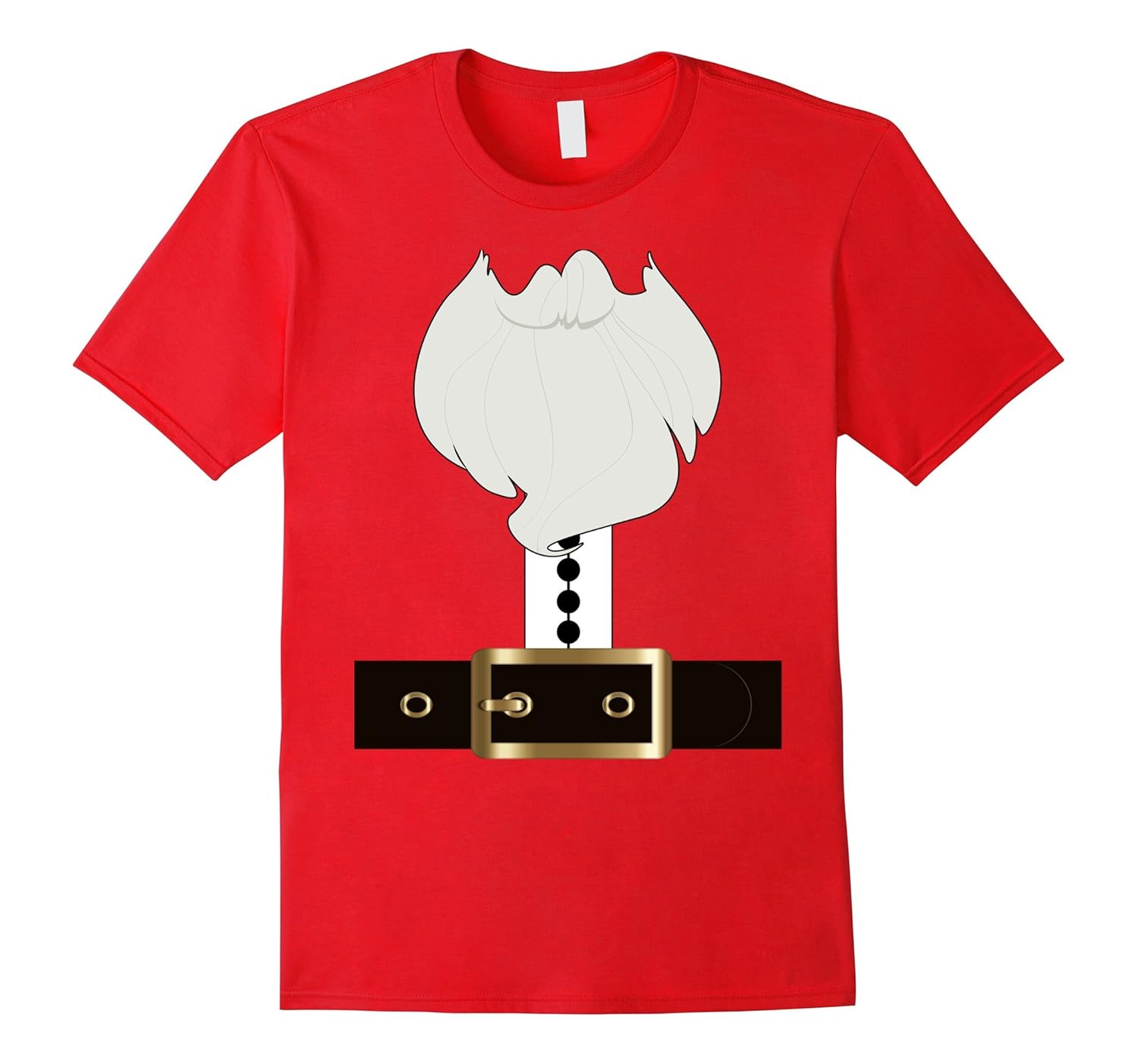 Funny Santa Claus Suit & Beard T-Shirt for Christmas Parties-ANZ