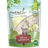 Food to Live Organic Amaranth Flour, 2 Pounds - Non-GMO, Fine Meal, Whole Grain Flour, Stone-Ground, Kosher, Vegan, Bulk Powder, Fiber, Protein. For Flour Blends. Perfect for Baking, as Thickener.
