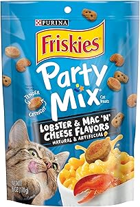 Purina Friskies Party Mix Adult Cat Treats - (6) 6 oz. Pouches