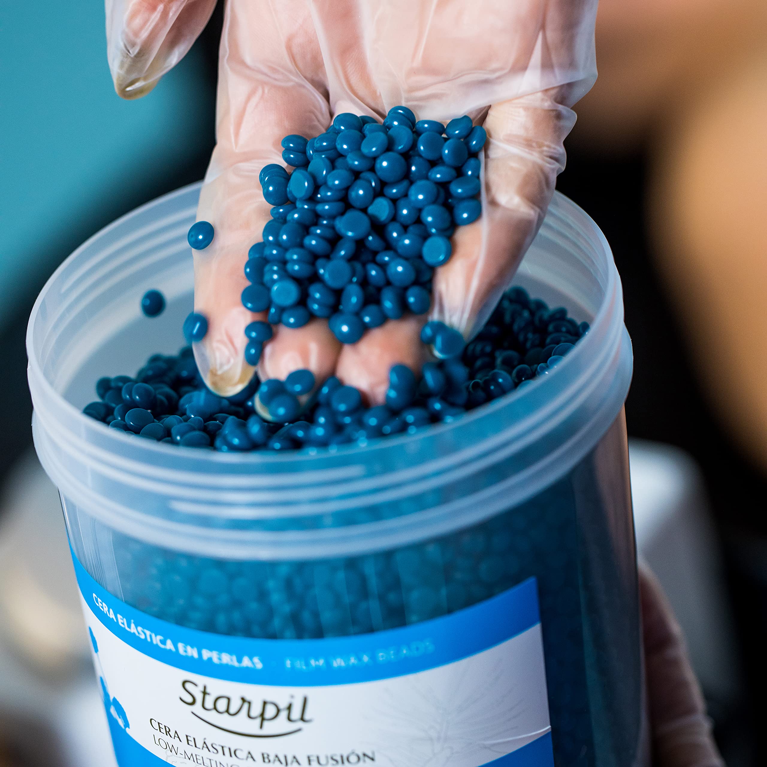 Starpil Filmwax Blue Azul Beads (Polymer Blend) 600g