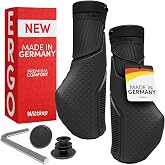 Wittkop Bike Grips With Innovative 3-Zone Design Made in Germany - Ergonomic Non-Slip Comfort and EFC Zones for Optimized Grip &amp; Comfort - Handlebar