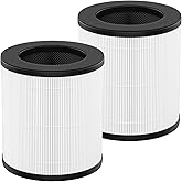 3-in-1 H14 True HEPA Replacement Filter Compatible with ADTARK ＆ VNIUP ZQA-4000C and Fancybark ZQA-4000A Air Purifier, 2 Pack