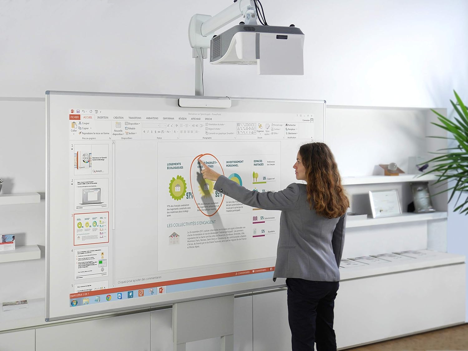 speechi Proyector (interactiva Ultra Corta Distancia Focal ...