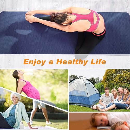 TOPLUS Yoga Mat Classic 1/4 Inch Thick Pro Yoga Mat Eco Friendly
