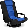 Best Choice Products Swivel Gaming Chair 360 Degree Multipurpose Floor Chair Rocker for TV, Reading, Playing Video Games w/Lu