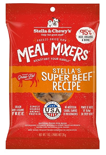 STELLA & CHEWY’S FREEZE-DRIED RAW BEEF MEAL MIXERS-...