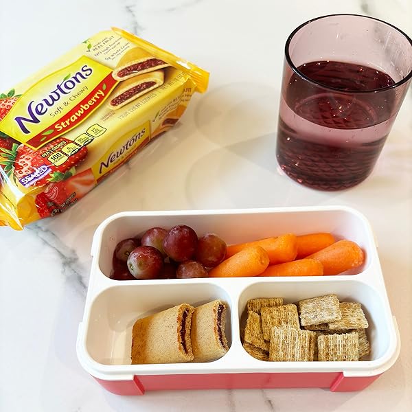 NEWTONS SOFT & FRUIT CHEWY STRAWBERRY COOKIES, (STRAWBERRY BARS), 10 OZ PACK