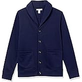 Amazon Essentials Men
s Long-Sleeve Fleece Shawl-Collar Cardigan