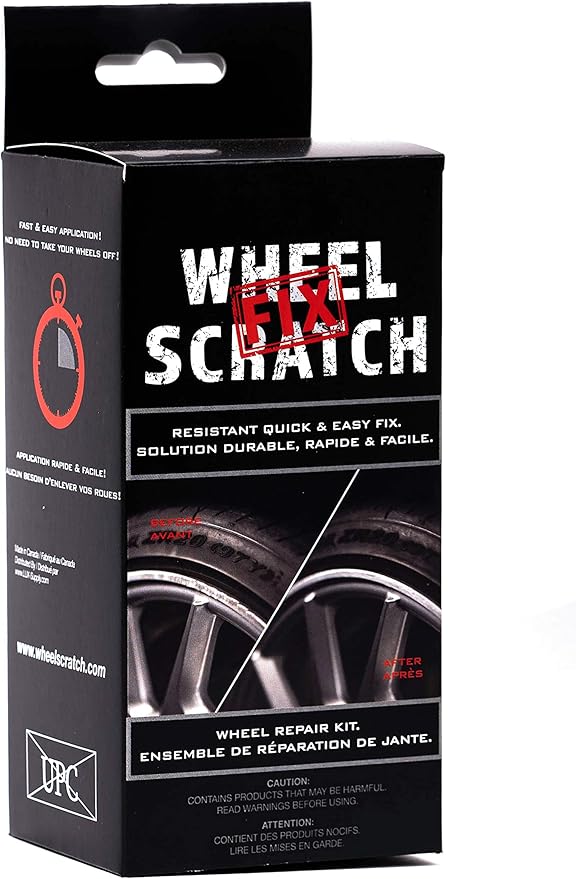 Wheel Scratch Fix Quick And Easy Wheel Touch Up Kit Universal Colors (Anthracite), Tire & Wheel